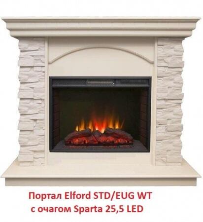 Портал из камня Real-Flame Elford STD/EUG WT