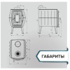 Мини-печь отопительно-варочная «Бахтинка»