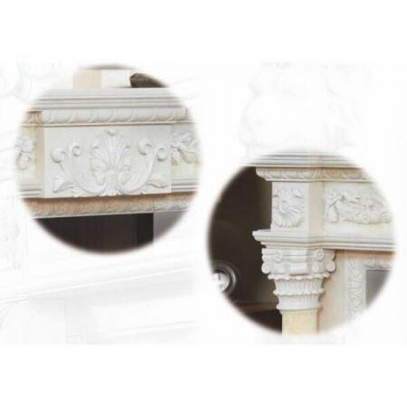 Облицовка для дровяных каминов DeMarco CALISTO Crema Marfil/Honey Onyx