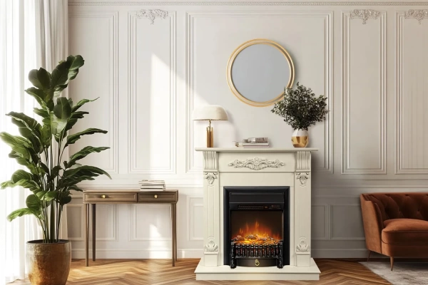 Портал Royal Flame Palermo SFT (Разборный) - Слоновая кость