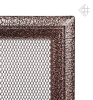 Вентиляционная решетка для камина Kratki 11х32 Оскар черная/медь 32OMI