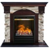 Электрокамин 3D с паром Real-Flame Dublin ROCK STD/EUG AO с очагом 3D Olympic