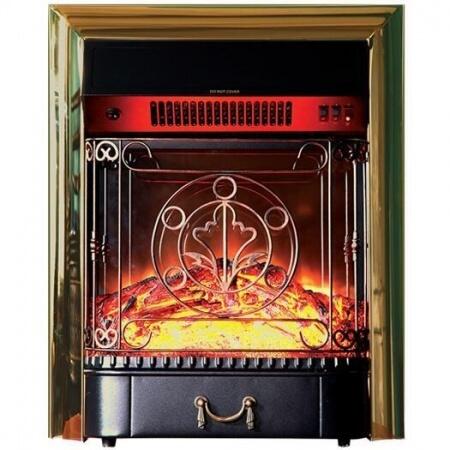 Очаг электрокамина InterFlame Majestic GLS Black/Brass