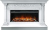 Каминокомплект Sicilia - Белый (Ширина 1530мм) с очагом Vision 42 LOG LED