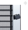 Вентиляционная решетка для камина Kratki 17х17 никелированная с жалюзи 17NX