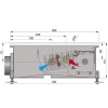 Внутрипольный конвектор длиной 30 см - 1 м Minib COIL-KT2 1000