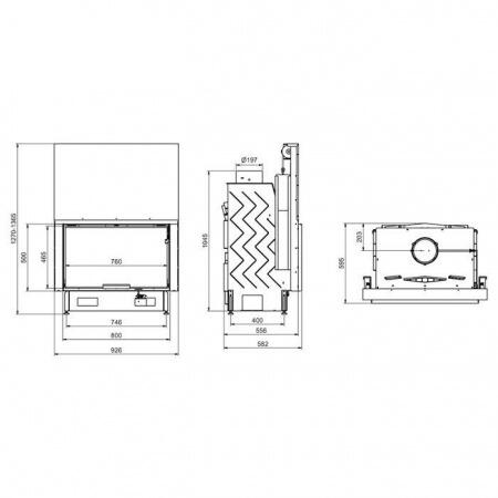 Дровяная топка  Technical PanTech 110 EVO