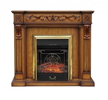 Очаг электрокамина InterFlame Majestic Brass/Black