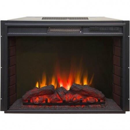 Камин в квартиру электрический Real-Flame Carolina 25,5 WT с очагом Sparta 25,5 LED