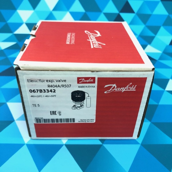 ТРВ Danfoss (067B3342) TE 5 (R404A/R507, 28bar -40/+10С, без MOP)