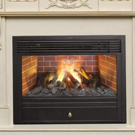 Электрокамин (очаг+портал) Real-Flame Corsica Lux 26 WT с очагом 3D Novara