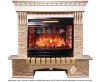 Каменный камин (портал+очаг) InterFlame Exter / Экстер Сланец с очагом Panoramic 06-25 Led F/X Quart