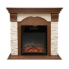 Изысканный камин в квартиру электрический Real-Flame Dublin LUX STD/EUG/24 AO с очагом Kendal 24