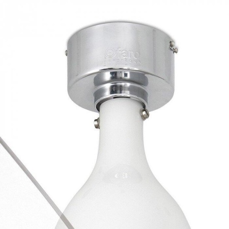 Вентилятор с подсветкой Faro Mini Eterfan Shiny White 1L