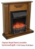 Электрокамин (очаг) со звуком для дачи Royal Flame Fobos FX M Brass/Black