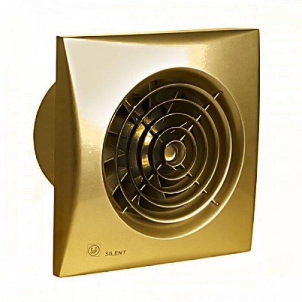 Вытяжка для ванной диаметр 120 мм Soler & Palau SILENT-200 CZ GOLD