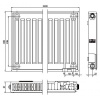 Стальной панельный радиатор Тип 10 Kermi FTV(FKV) 10 900x1600