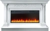 Каминокомплект Sicilia - Белый (Ширина 1530мм) с очагом Vision 42 LED (Royal Flame)