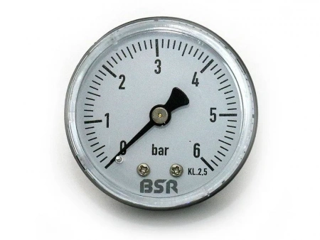Манометр BSR 6 бар, 1/4 ", ? 50, аксиальный