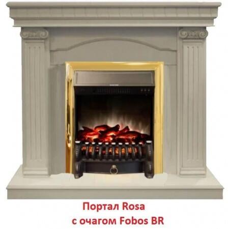 Очаг электрокамина Real-Flame Fobos BR S