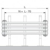 Стальной трубчатый радиатор 6-колончатый Arbonia BANK-RADIATOR 7F6200 6-и трубчатый радиатор, 7 секц