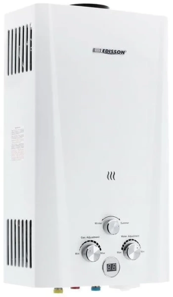 Газовый проточный водонагреватель Edisson F 20 D (silver)