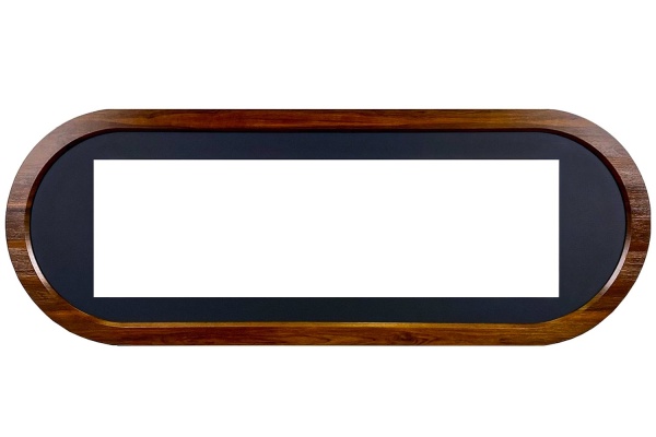 Каминокомплект Ellipse - Орех ноче с очагом Vision 60 LOG LED (Royal Flame)