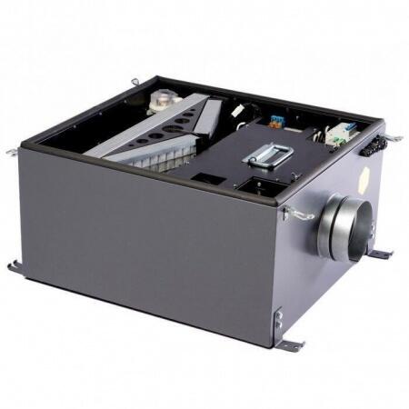 Компактная приточная установка с электрическим нагревателем Minibox E-300-1/2.4kW/G4 GTC