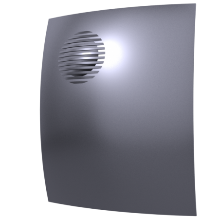 Вытяжка для ванной диаметр 100 мм ERA PARUS 4C dark gray metal