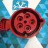 Розетка силовая 32-6h Bals CEE Norm (3P+N+заземл., красная)