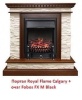 Электрокамин (очаг) со звуком для дачи Royal Flame Fobos FX M Brass/Black