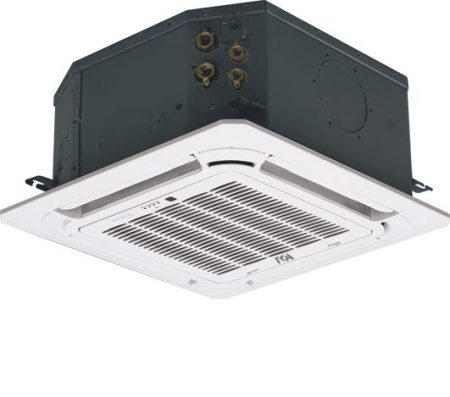 Кассетные четырёхтрубные фанкойлы MDV с DC мотором серия MDKD (четырёхпоточные компактные) MDKD-V300FA