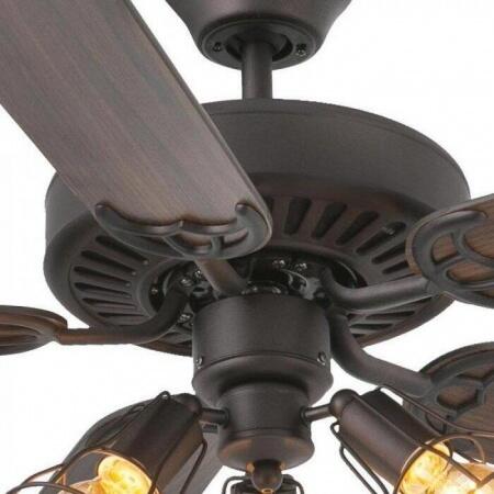 Вентилятор с подсветкой Faro Yakarta Brown 3L