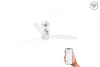 Люстра-вентилятор Faro Mini Tube Fan Led Transporent DC Smart 33393WP-9