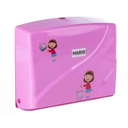 Диспенсер для бумажных полотенец Mario Kids 8329 Pink