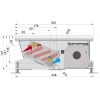 Внутрипольный конвектор длиной 30 см - 1 м Minib COIL-HCM 900