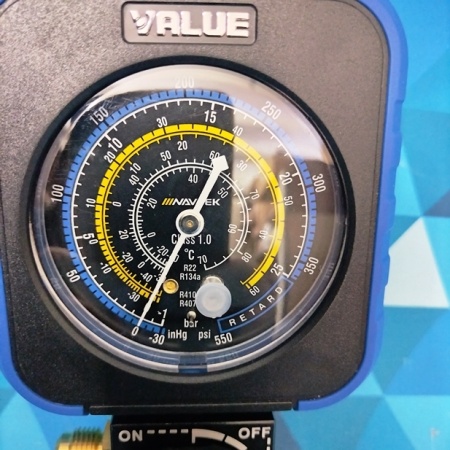 Коллектор одновентильный VALUE VRM1-B-0404 (для R22, R134a, R410a, R407C, низкое давление)