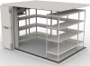 Камера холодильная замковая и Шип-Паз HappyChef CR L/R 27/21 S/S+shelving