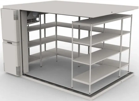 Камера холодильная замковая и Шип-Паз HappyChef CR L/R 27/21 S/S+shelving