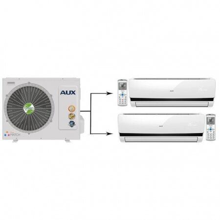 Мульти сплит-система на 2 комнаты AUX AM2-H18/4DR1/AMWM-H07\4R1*2шт