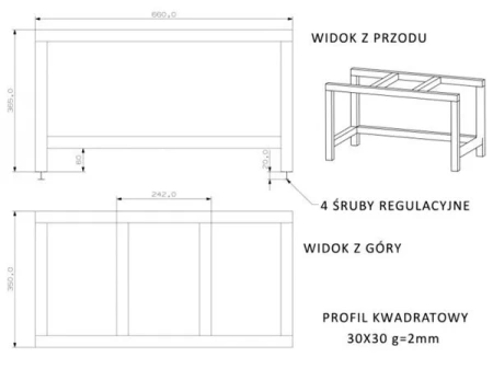 Подставка под каминные топки W1-W15 (KAWMET)