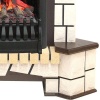Электрокамин (очаг+портал) Real-Flame Stone Corner new STD/EUG/VL с очагом 3D Oregan