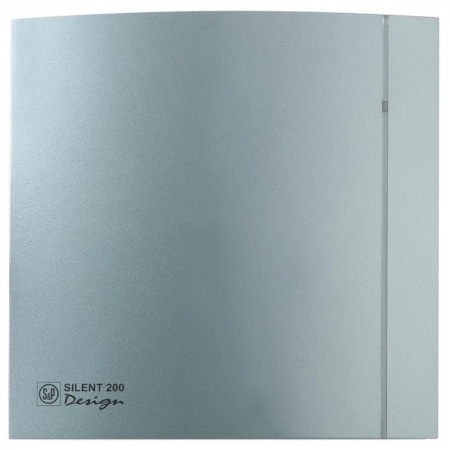 Вытяжка для ванной диаметр 120 мм Soler & Palau SILENT-200 CZ GREY DESIGN-4C