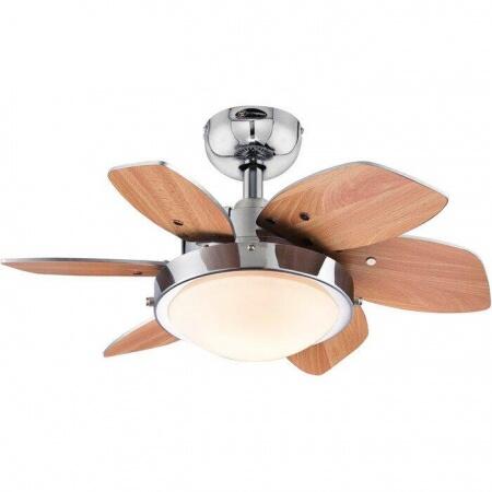 Вентилятор с подсветкой Westinghouse Quince Chrome
