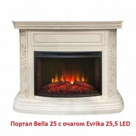Очаг электрокамина Real-Flame Evrika 25,5 LED