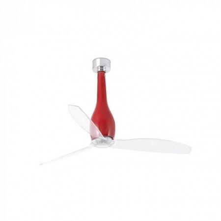 Вентилятор без подсветки Faro Eter Shiny Red