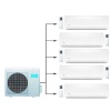 Мульти сплит система на 5 комнат Midea M5OE-42HFN1-Q/MSMBAU-09HRFN1-Q(BW)*5шт