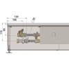 Внутрипольный конвектор длиной 30 см - 1 м Minib COIL-PT300 900
