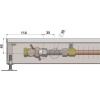 Внутрипольный конвектор длиной 30 см - 1 м Minib COIL-PT80 1000
