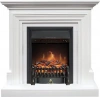 Каминокомплект Bradford - Белый с очагом Fobos FX Black (Royal Flame)